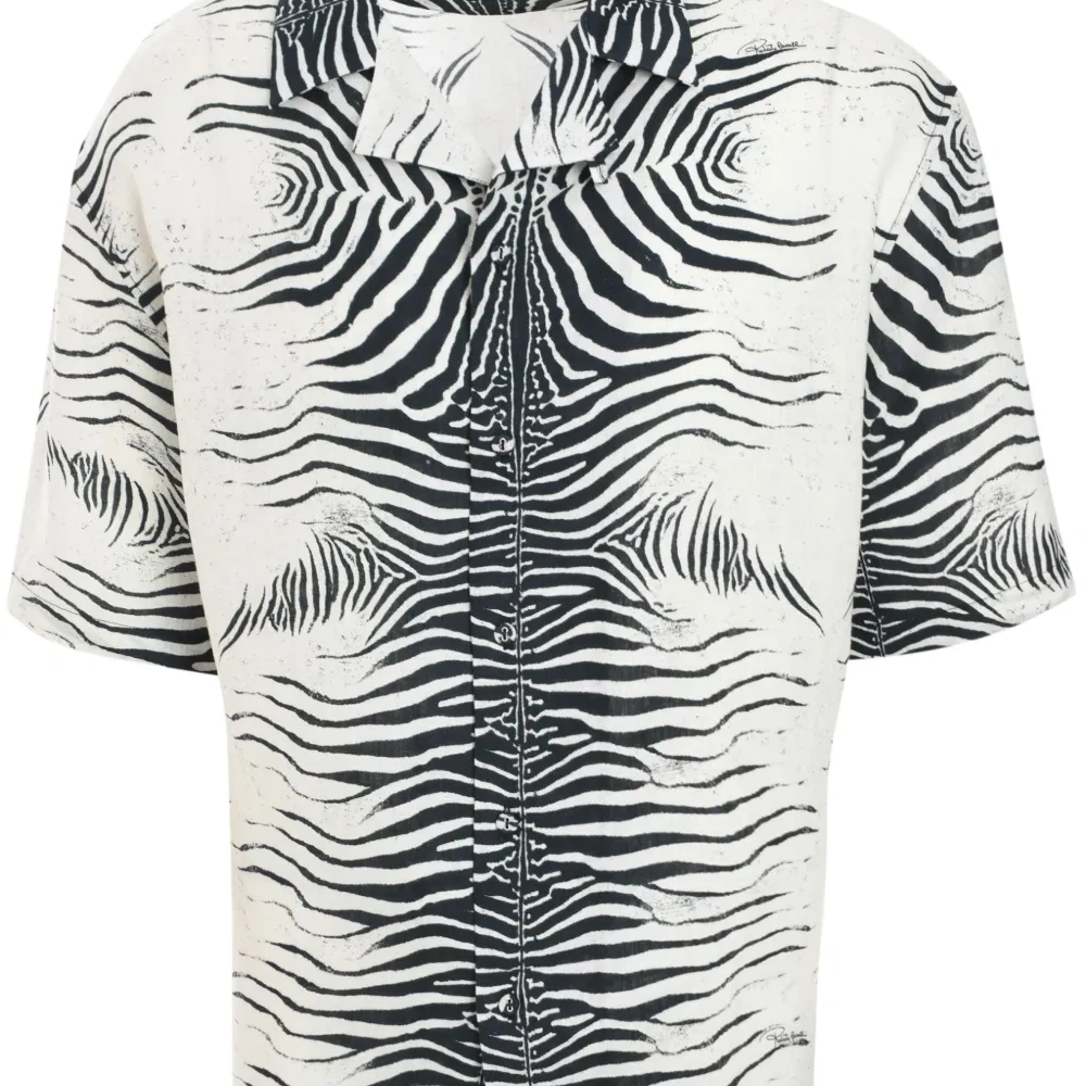 Рубашка с зебровым принтом