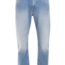 Джинсы с нашивкой-логотипом