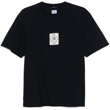 Футболка с нашивкой-логотипом