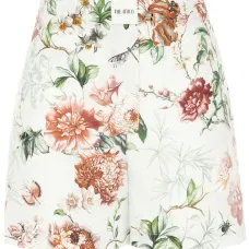 Шорты с цветочным принтом