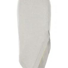 Меланжевая юбка миди