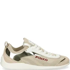 Кроссовки с вышитым логотипом