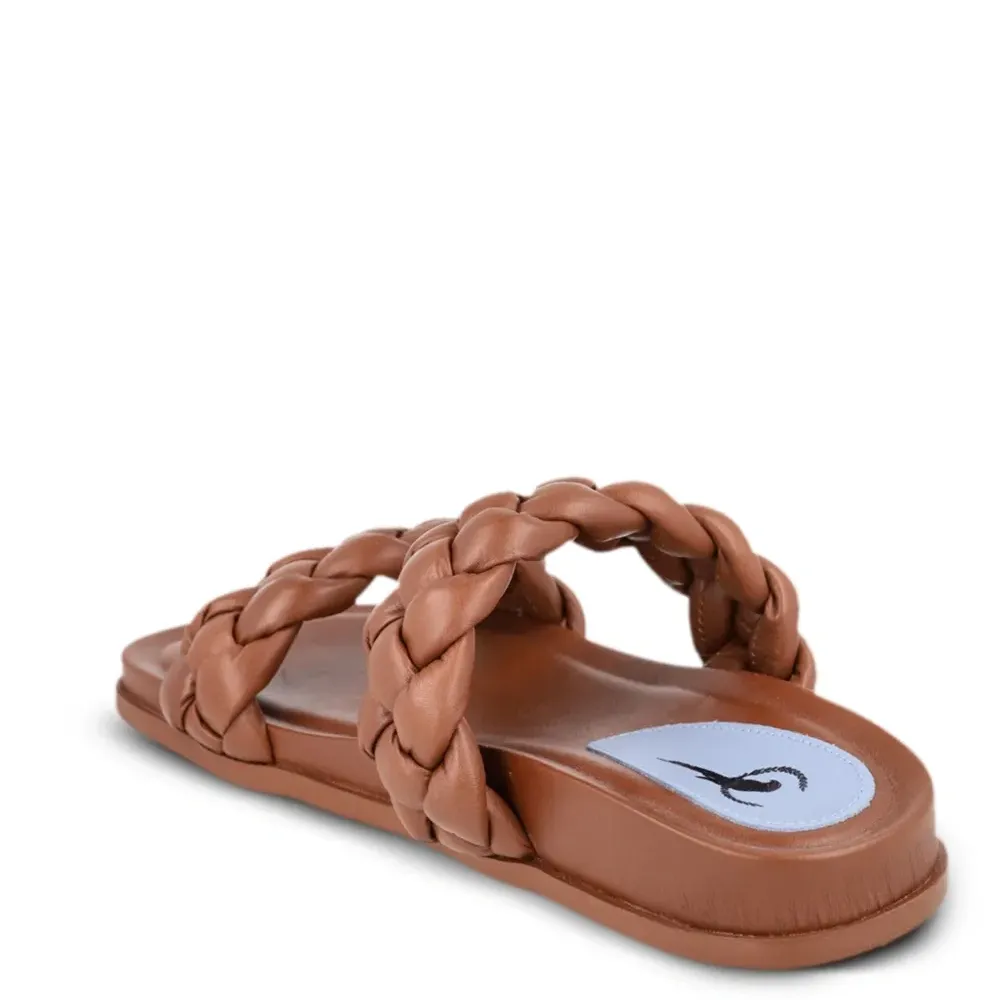 Шлепанцы с плетеными ремешками