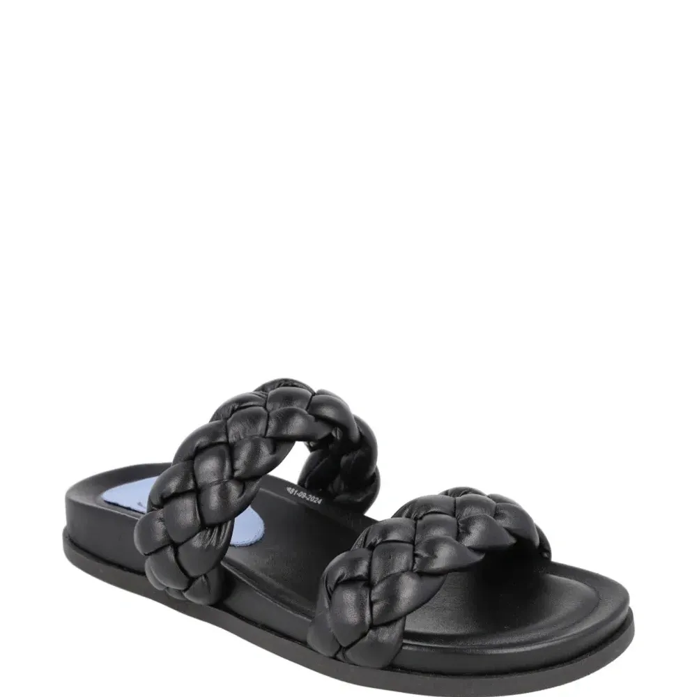 Шлепанцы с плетеными ремешками