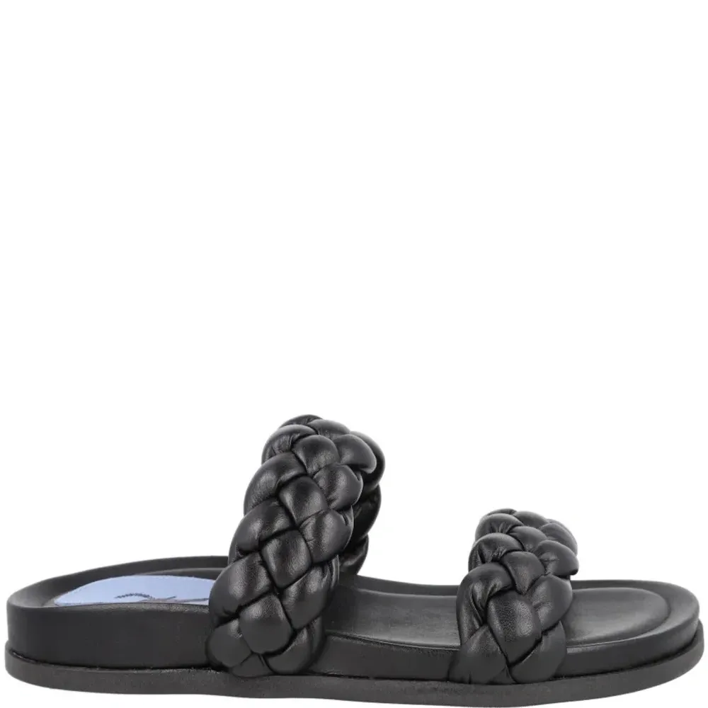 Шлепанцы с плетеными ремешками