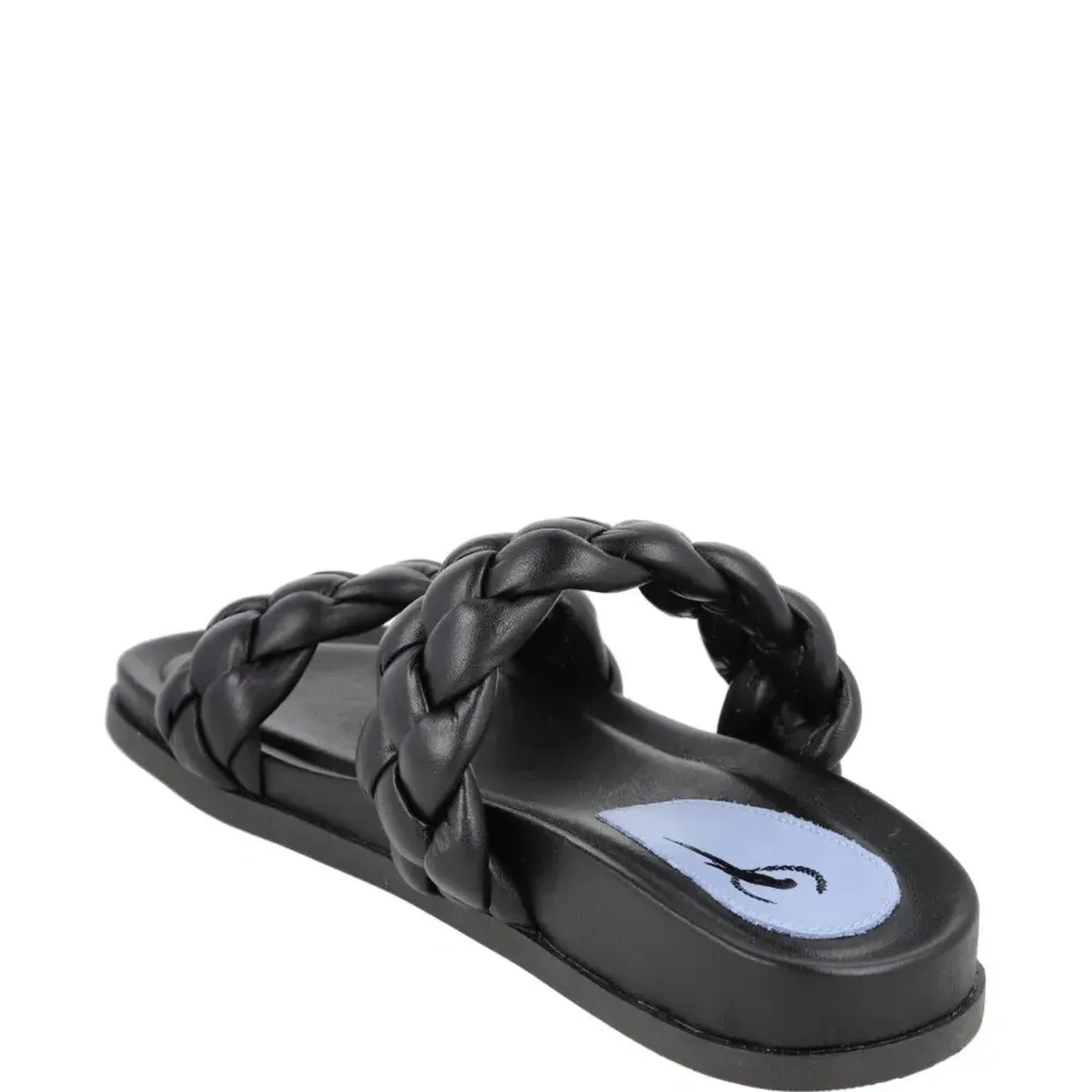 Шлепанцы с плетеными ремешками