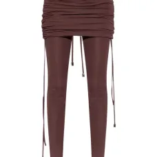 Легинсы с драпировкой