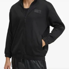 Полосатый свитшот на молнии