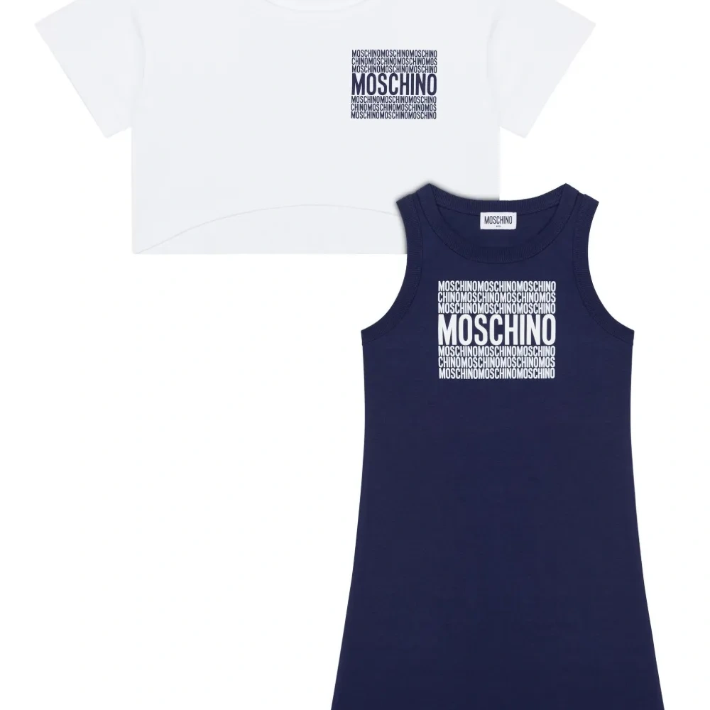 Комплект из укороченной футболки и топа