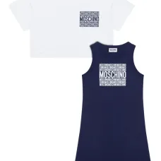 Комплект из укороченной футболки и топа Комплект из укороченной футболки и топа