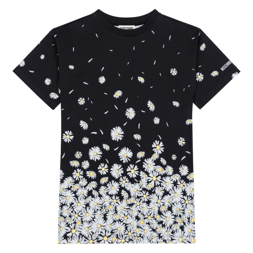 Футболка с цветочным принтом