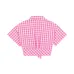 Рубашка в клетку гингем