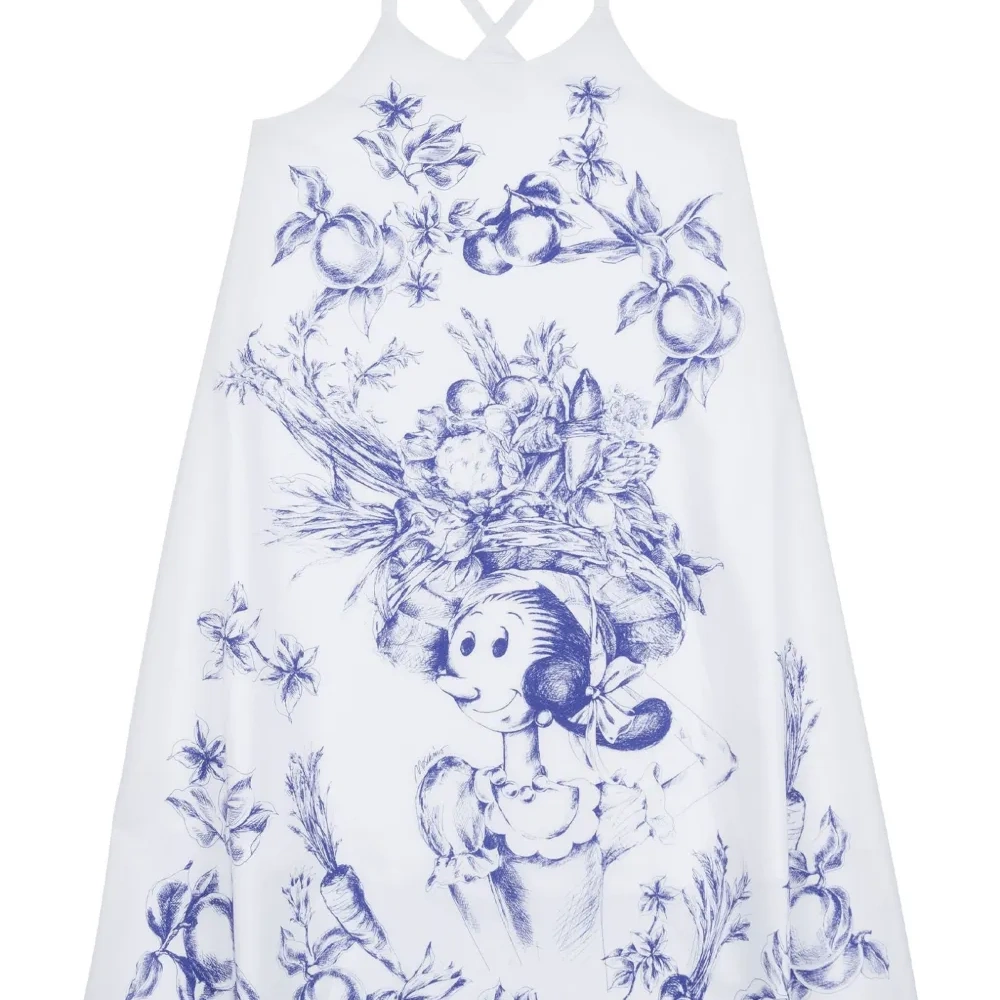 Платье с принтом