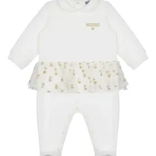 Комбинезон для новорожденного с вышитым логотипом Комбинезон для новорожденного с вышитым логотипом