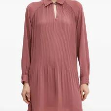 Платье мини с воротником Платье мини с воротником