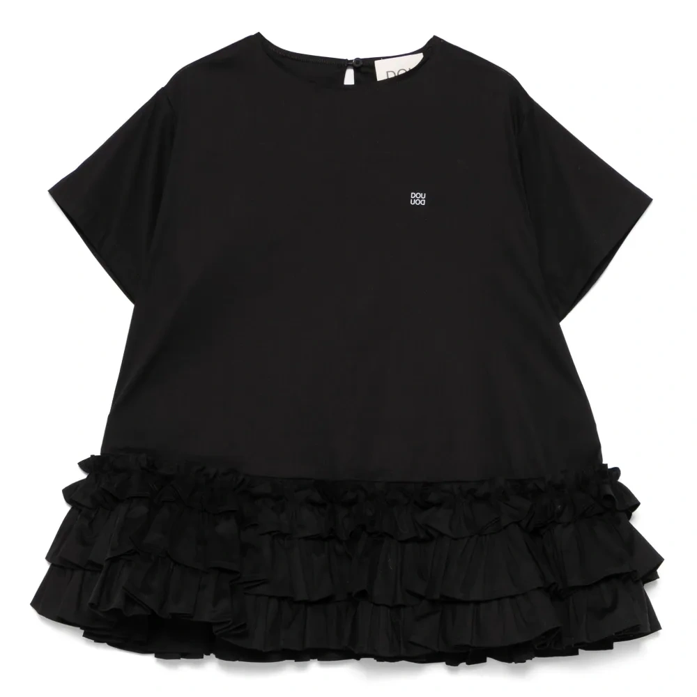 Платье с оборками