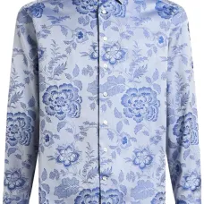 Рубашка с цветочным принтом