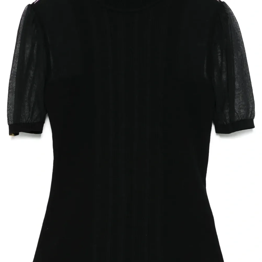 Топ с высоким воротником