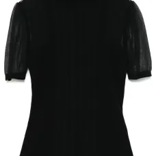 Топ с высоким воротником