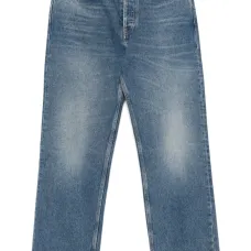 Джинсы с эффектом потертости