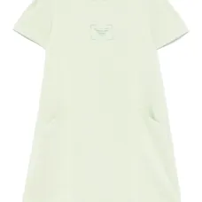 Платье с вышитым логотипом