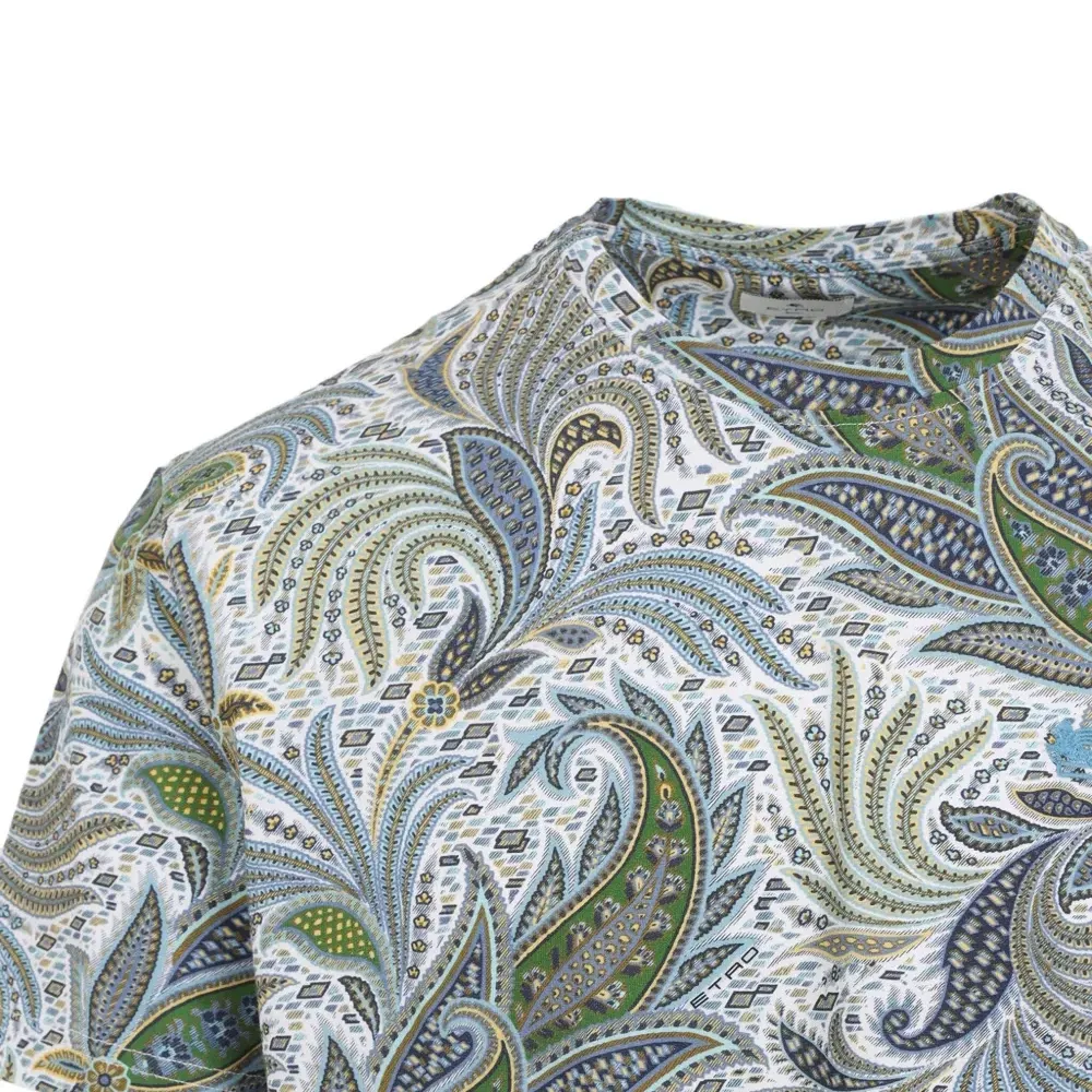 Футболка с принтом пейсли Футболка с принтом пейсли