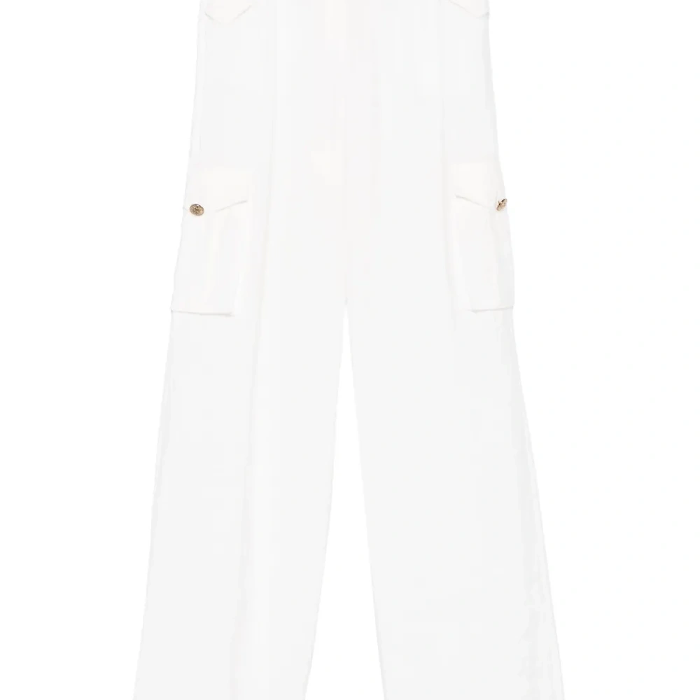 Брюки карго с жатым эффектом