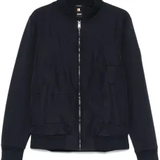 Бомбер с нашивкой-логотипом Бомбер с нашивкой-логотипом