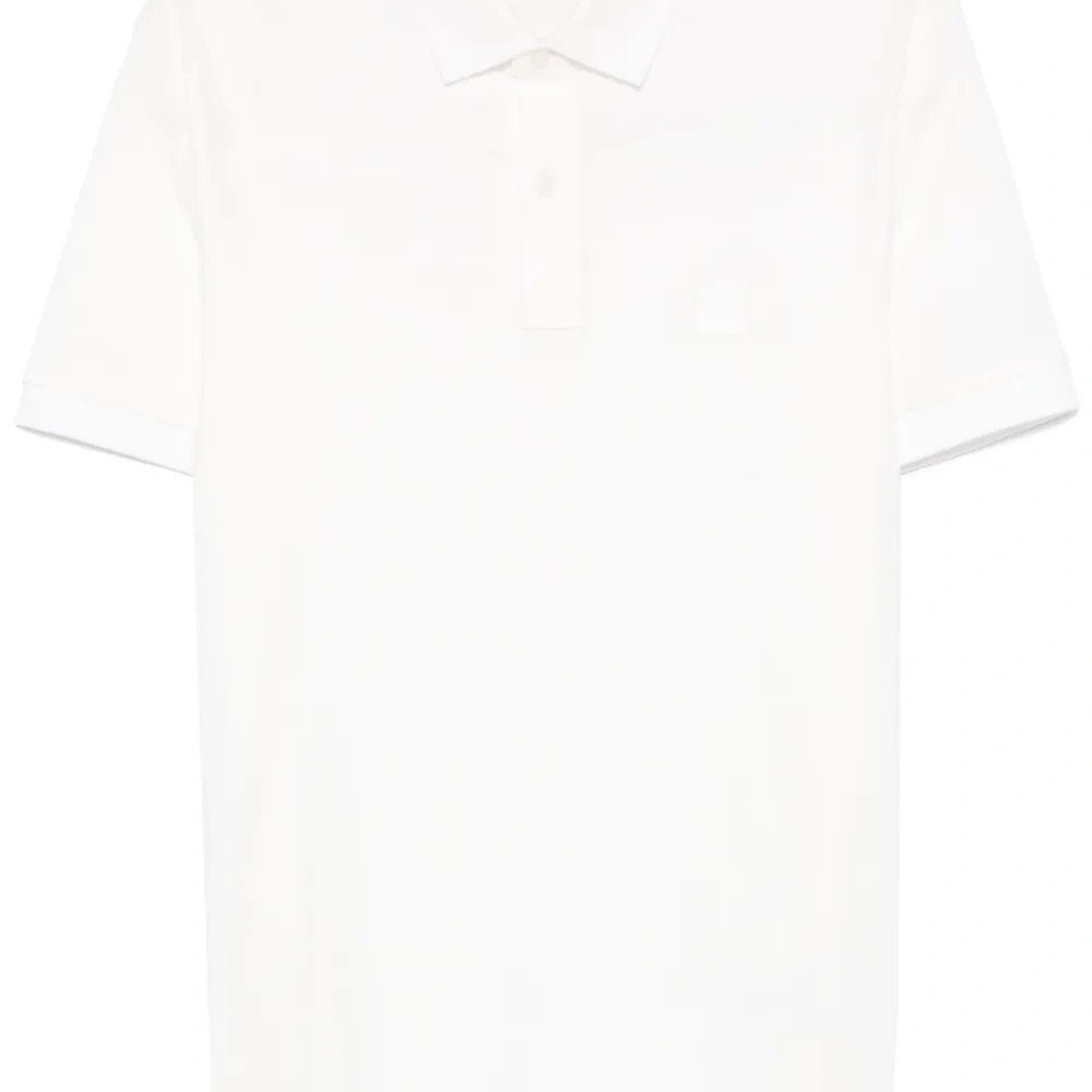 Рубашка поло с вышитым логотипом