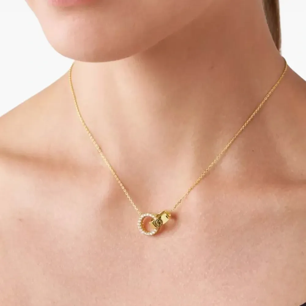 Колье со стразами