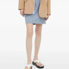 Юбка мини в тонкую полоску Юбка мини в тонкую полоску