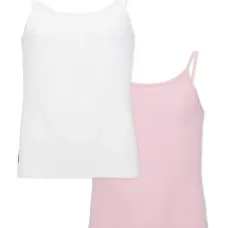 Комплект из двух топов с вышитым логотипом Комплект из двух топов с вышитым логотипом