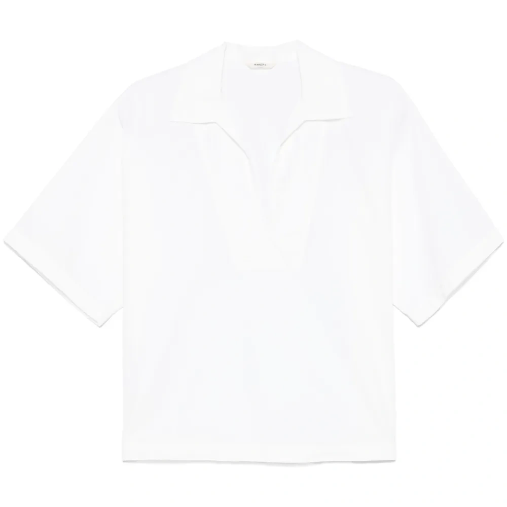 Блузка с жатым эффектом