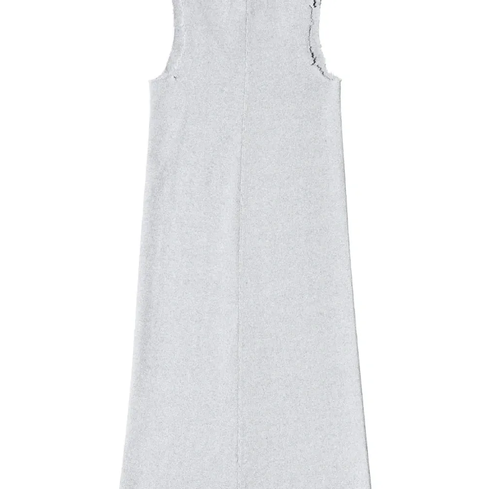 Платье мини в рубчик