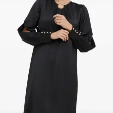 Платье миди с цепочкой