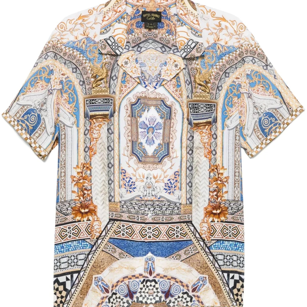 Рубашка с распашным воротником