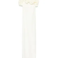 Платье макси с оборками