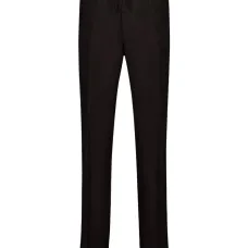 Льняные брюки прямого кроя