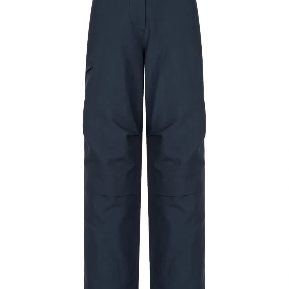 Брюки с кулисками на манжетах