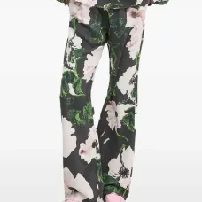 Брюки с цветочным принтом