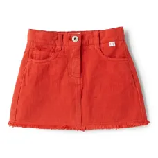 Джинсовая юбка с логотипом Джинсовая юбка с логотипом