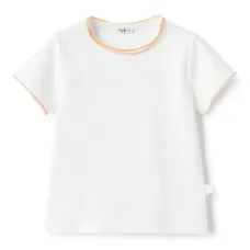 Футболка с контрастной отделкой