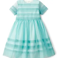 Платье мини со складками