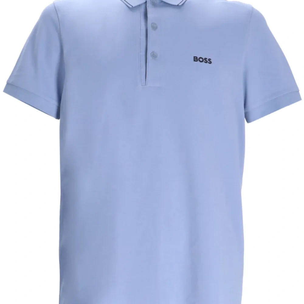 Рубашка поло с вышитым логотипом