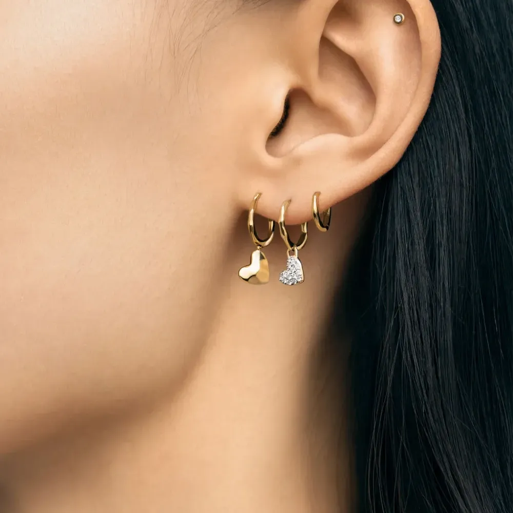 Серьги-подвески Heart Drop