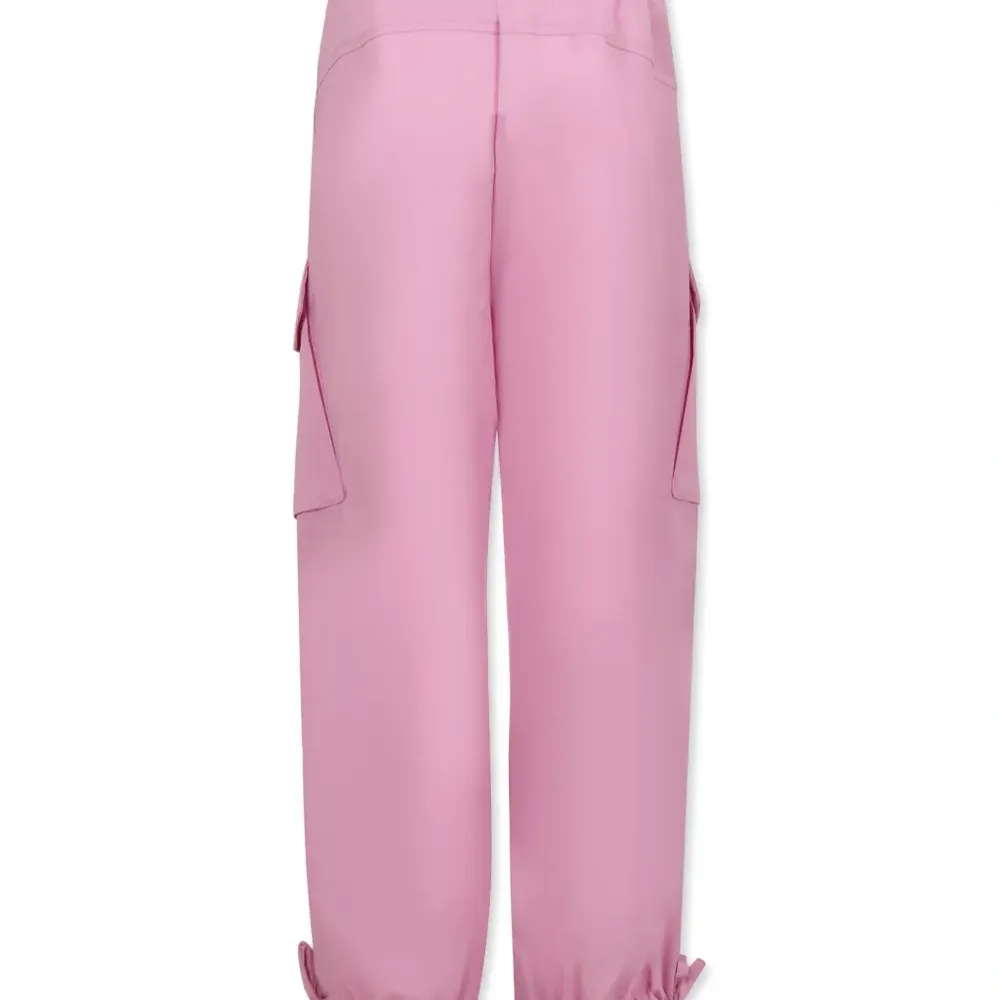 Брюки с вышитым логотипом