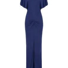 Вечернее платье с фестонами