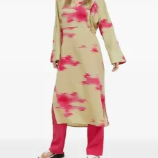 Платье Emy с абстрактным принтом Платье Emy с абстрактным принтом