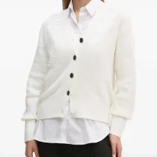 Кардиган с пайетками и пуговицами