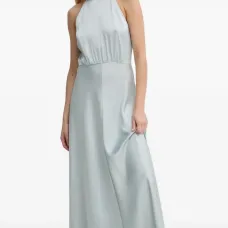 Платье макси с вырезом халтер